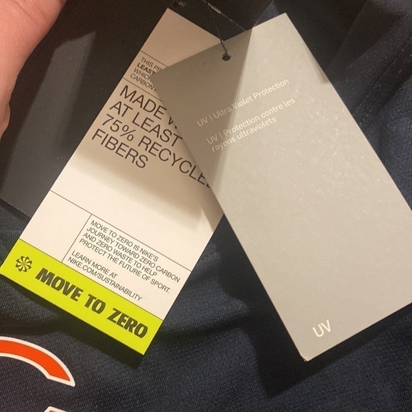 Nike Women's Chicago Bears Dri-Fit NFL Pull Over Long Sleeve Navy Shirt (Medium) - Picture 11 of 13